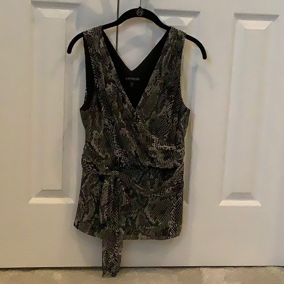 Express Size 8 Dressy Sleeveless Top - Picture 1 of 1